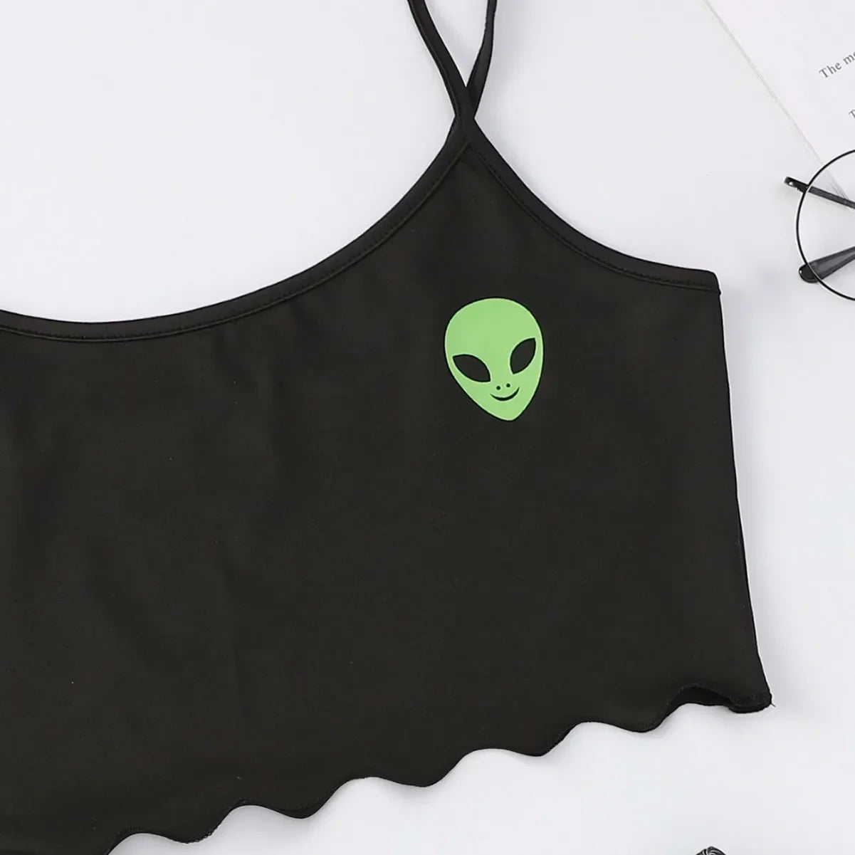 Glowing the dark Alien Print Summer Pajama